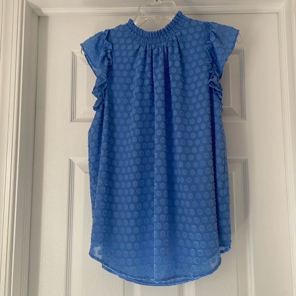 LOFT blue top sz M